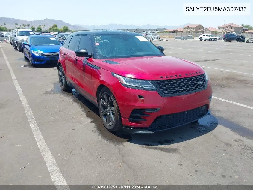 2021 Land Rover Range Rover Velar P340 R-Dynamic S VIN: SALYT2EU5MA307433 Lot: 39819753