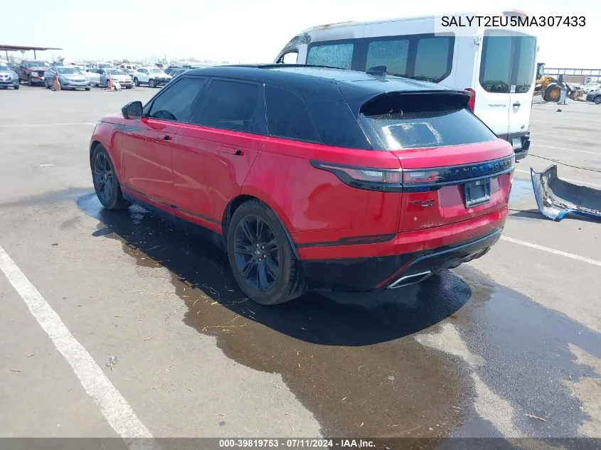 2021 Land Rover Range Rover Velar P340 R-Dynamic S VIN: SALYT2EU5MA307433 Lot: 39819753