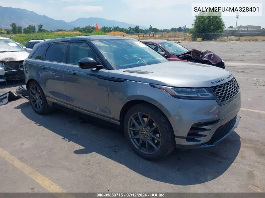 2021 Land Rover Range Rover Velar P400 R-Dynamic Hse VIN: SALYM2FU4MA328401 Lot: 39853715