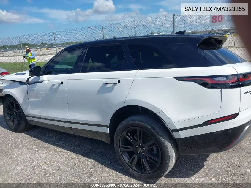 2021 Land Rover Range Rover Velar P250 R-Dynamic S VIN: SALYT2EX7MA323255 Lot: 39963400