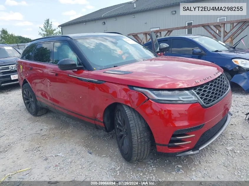 2021 Land Rover Range Rover Velar P340 R-Dynamic S VIN: SALYT2EU4MA298255 Lot: 39966894