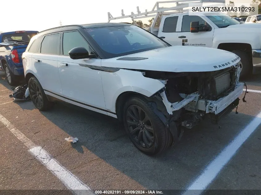 2021 Land Rover Range Rover Velar P250 R-Dynamic S VIN: SALYT2EX5MA310293 Lot: 40282191