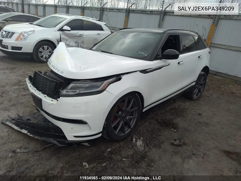 SALYJ2EX6PA349209 2023 Land Rover Range Rover Velar