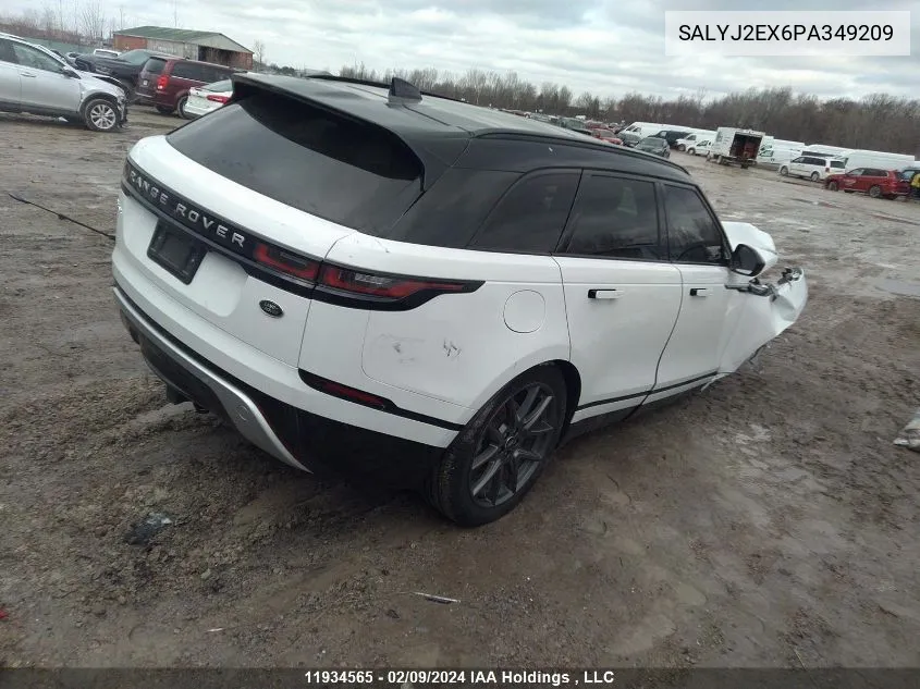 SALYJ2EX6PA349209 2023 Land Rover Range Rover Velar