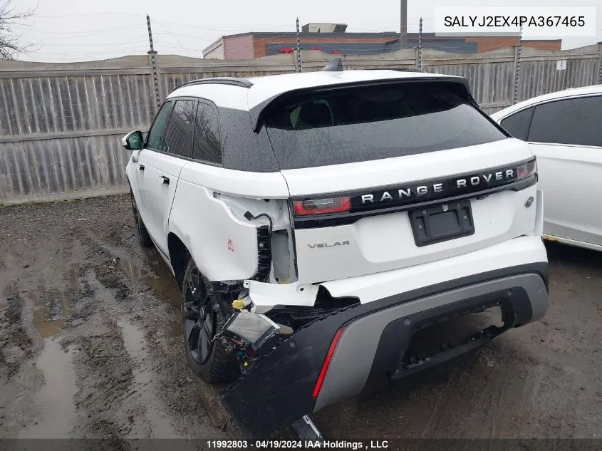 SALYJ2EX4PA367465 2023 Land Rover Range Rover Velar