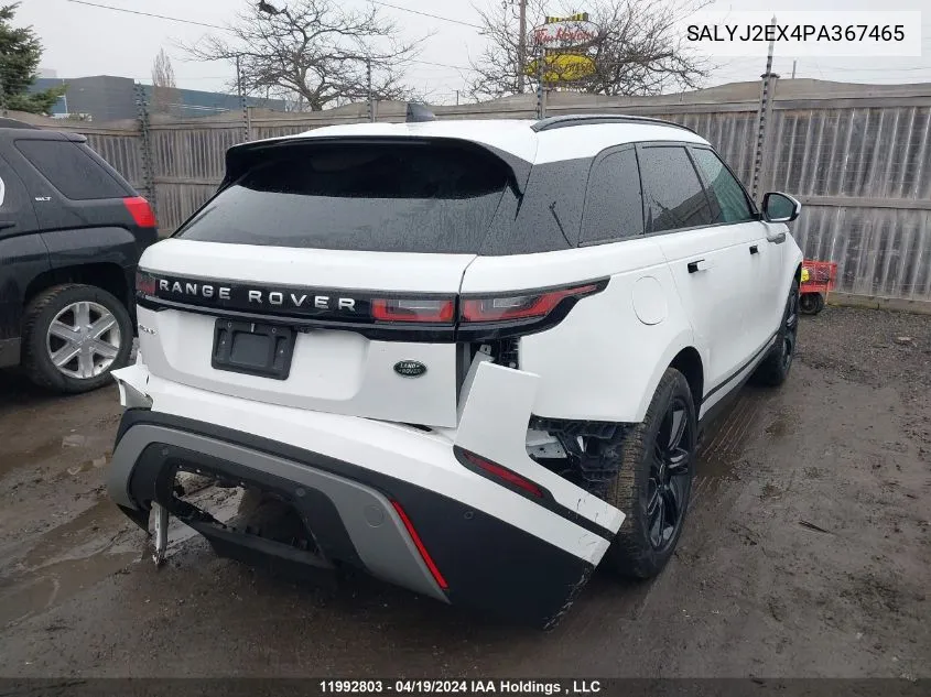 SALYJ2EX4PA367465 2023 Land Rover Range Rover Velar