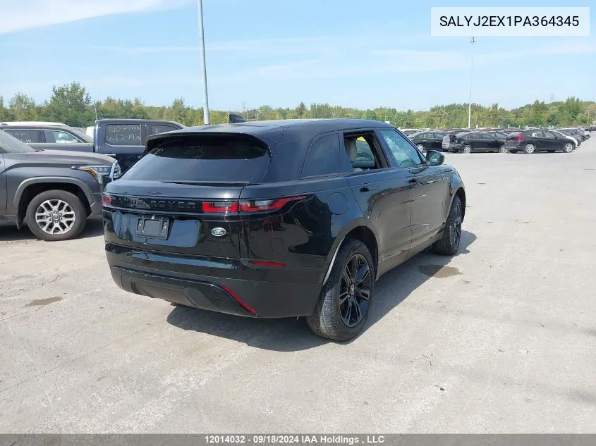 SALYJ2EX1PA364345 2023 Land Rover Range Rover Velar