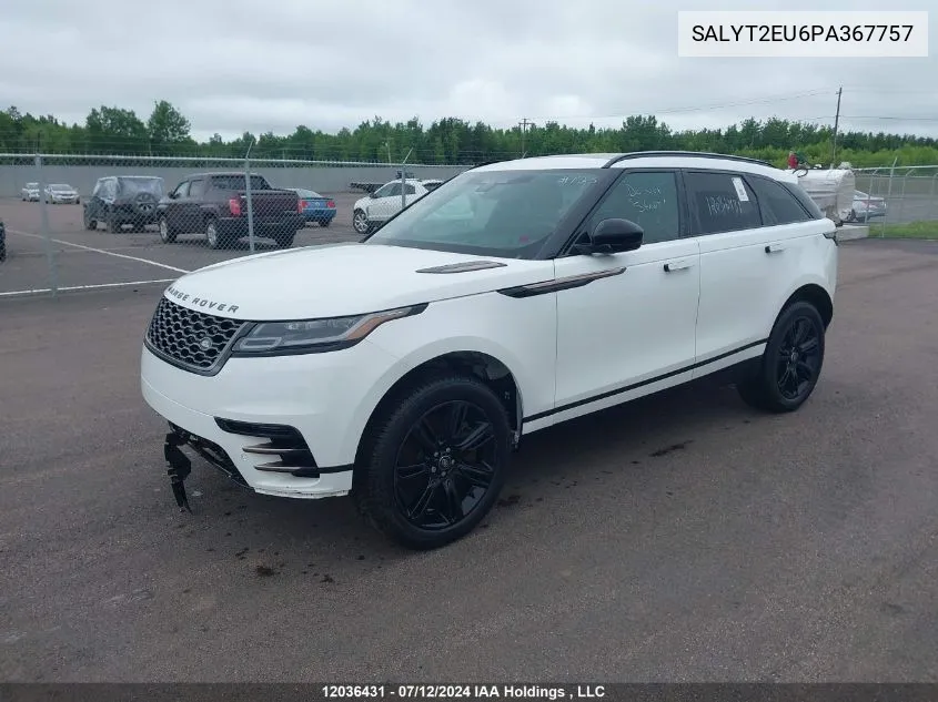 SALYT2EU6PA367757 2023 Land Rover Range Rover Velar R-Dynamic S