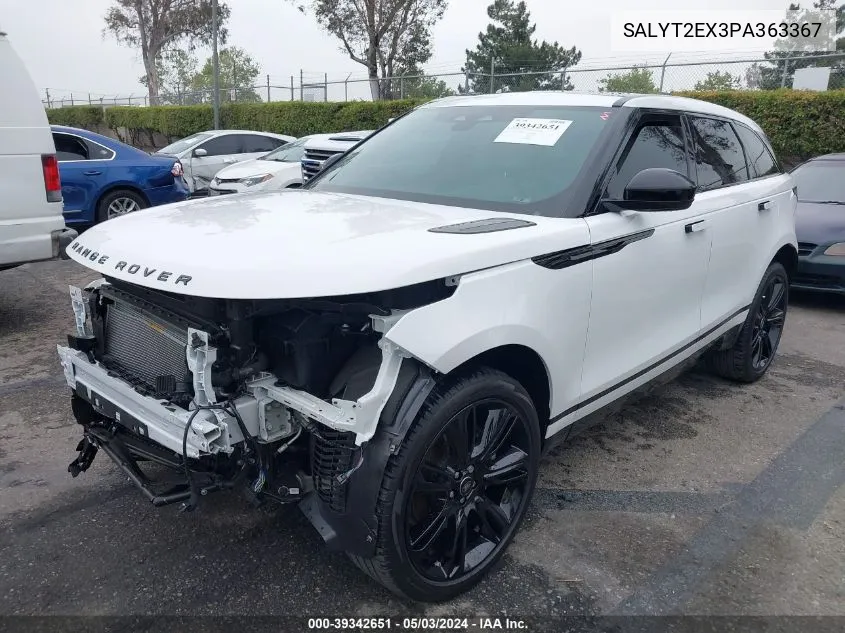 2023 Land Rover Range Rover Velar P250 R-Dynamic S VIN: SALYT2EX3PA363367 Lot: 39342651