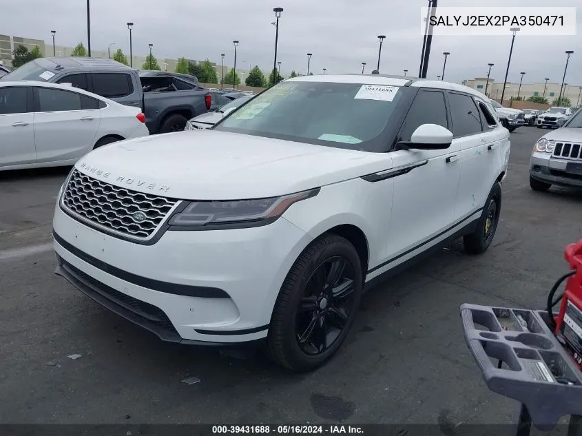 2023 Land Rover Range Rover Velar P250 S VIN: SALYJ2EX2PA350471 Lot: 39431688