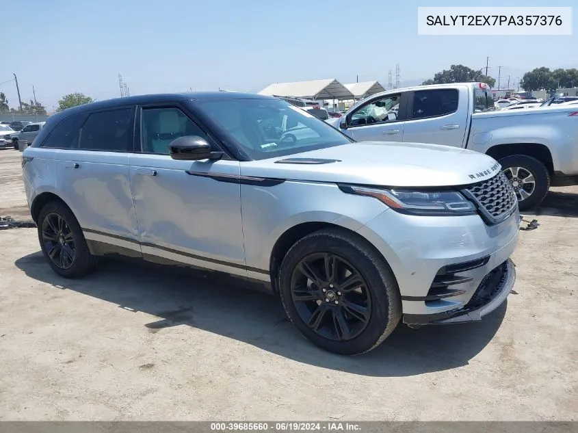 2023 Land Rover Range Rover Velar P250 R-Dynamic S VIN: SALYT2EX7PA357376 Lot: 39685660