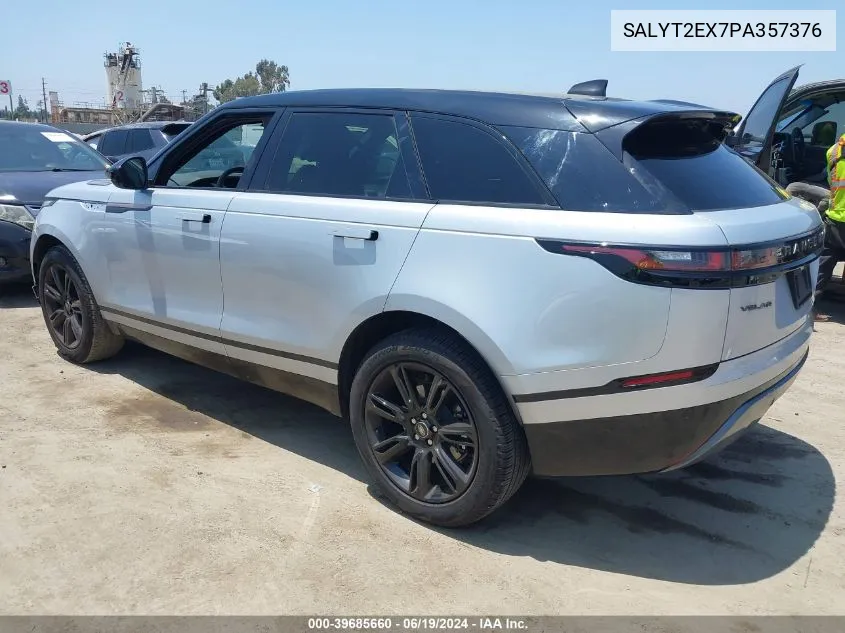 2023 Land Rover Range Rover Velar P250 R-Dynamic S VIN: SALYT2EX7PA357376 Lot: 39685660