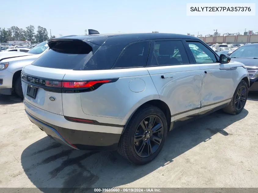 2023 Land Rover Range Rover Velar P250 R-Dynamic S VIN: SALYT2EX7PA357376 Lot: 39685660