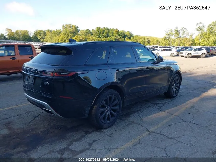 2023 Land Rover Range Rover Velar P340 R-Dynamic S Mhev VIN: SALYT2EU7PA362647 Lot: 40270532