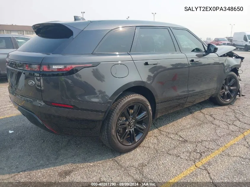 2023 Land Rover Range Rover Velar P250 R-Dynamic S VIN: SALYT2EX0PA348650 Lot: 40281290