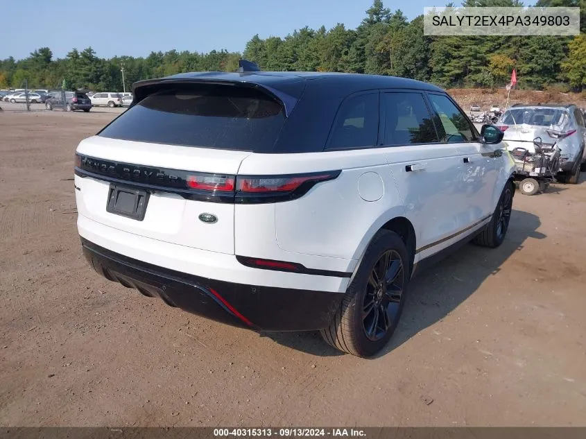 2023 Land Rover Range Rover Velar P250 R-Dynamic S VIN: SALYT2EX4PA349803 Lot: 40315313