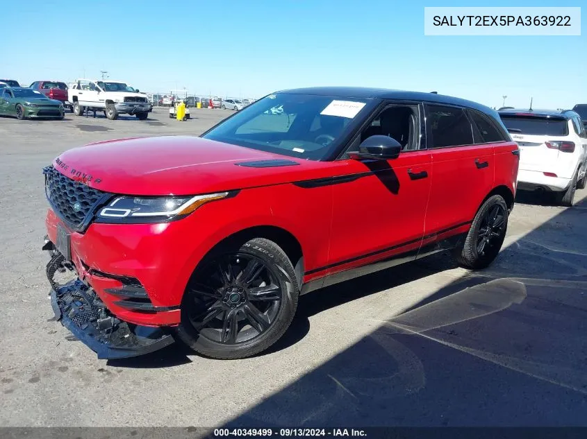 2023 Land Rover Range Rover Velar P250 R-Dynamic S VIN: SALYT2EX5PA363922 Lot: 40349499