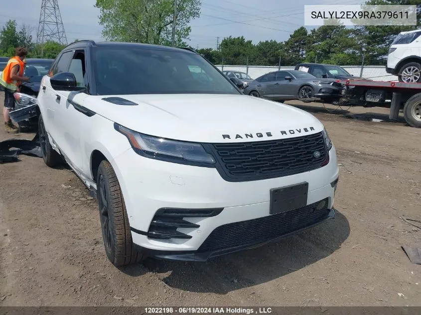 SALYL2EX9RA379611 2024 Land Rover Range Rover Velar