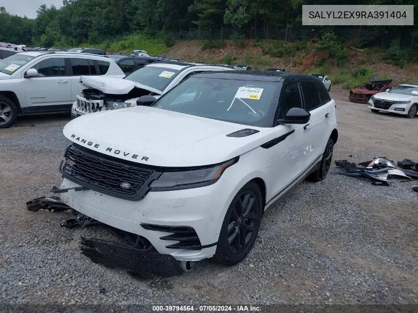 SALYL2EX9RA391404 2024 Land Rover Range Rover Velar P250 Dynamic Se