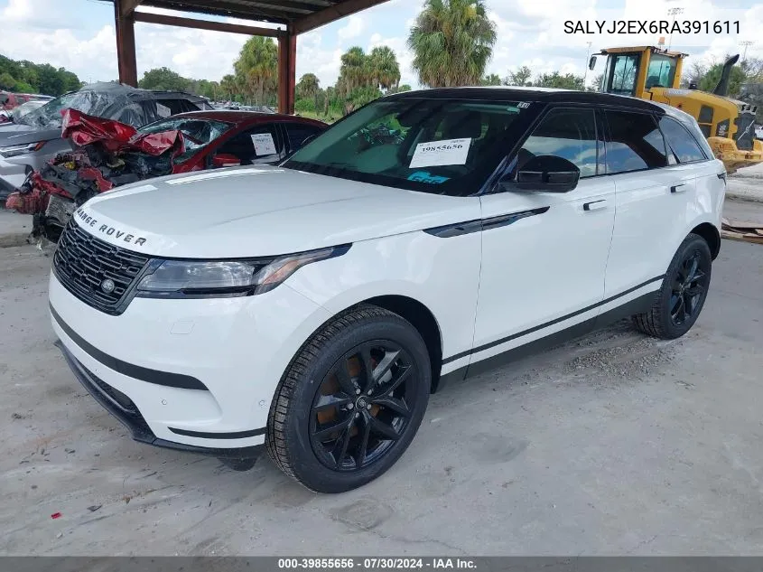 SALYJ2EX6RA391611 2024 Land Rover Range Rover Velar P250 S