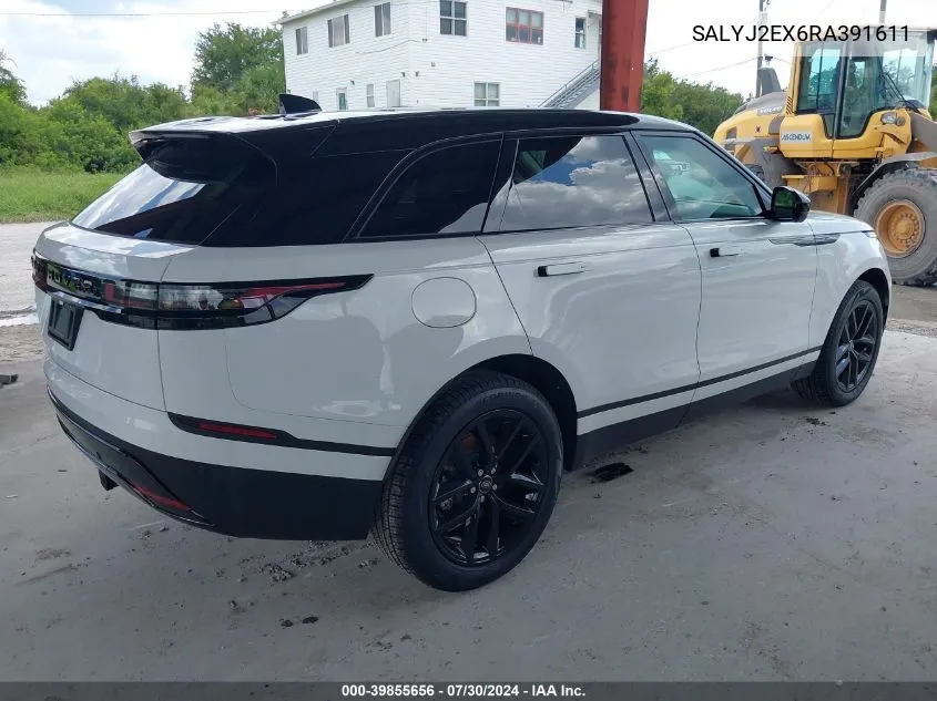 SALYJ2EX6RA391611 2024 Land Rover Range Rover Velar P250 S