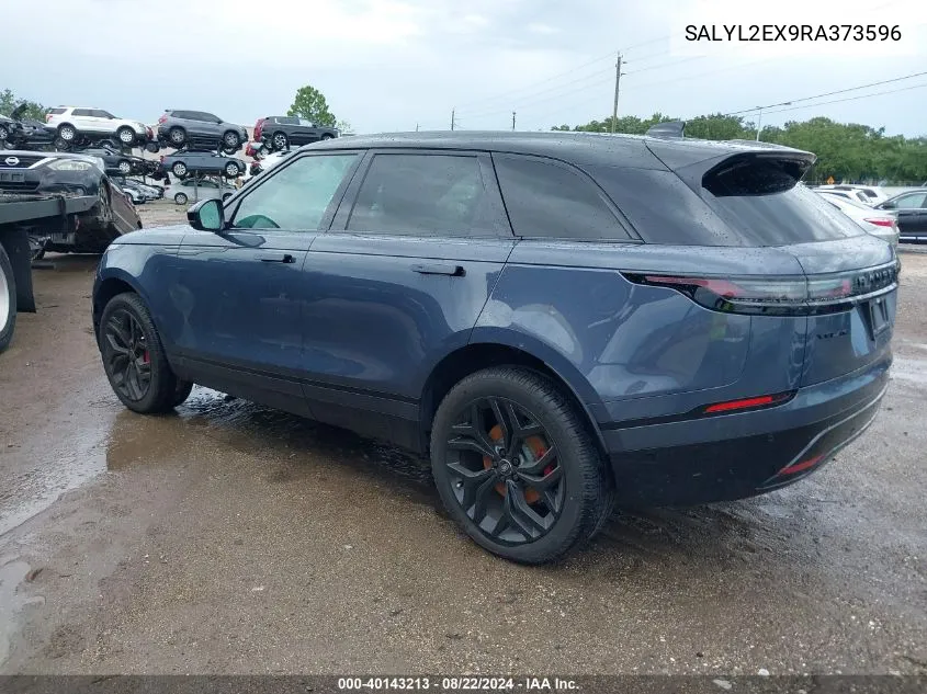 2024 Land Rover Range Rover Velar P250 Dynamic Se VIN: SALYL2EX9RA373596 Lot: 40143213