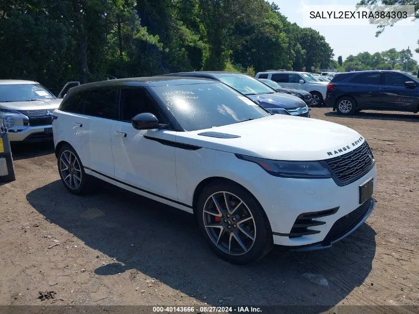 2024 Land Rover Range Rover Velar P250 Dynamic Se VIN: SALYL2EX1RA384303 Lot: 40143666