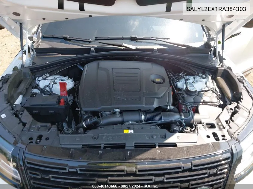 2024 Land Rover Range Rover Velar P250 Dynamic Se VIN: SALYL2EX1RA384303 Lot: 40143666