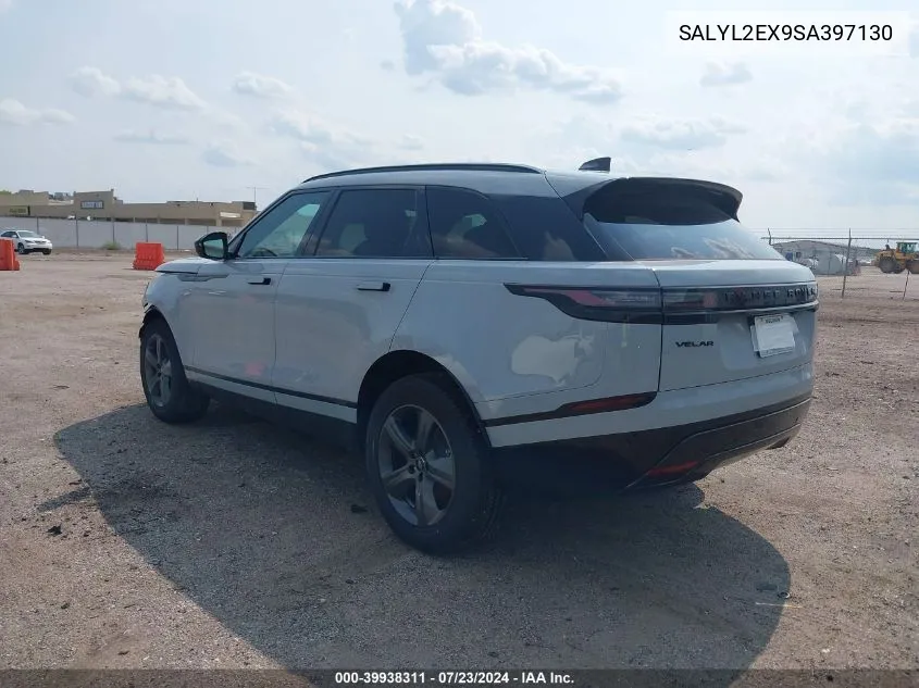 2025 Land Rover Range Rover Velar P250 Dynamic Se VIN: SALYL2EX9SA397130 Lot: 39938311