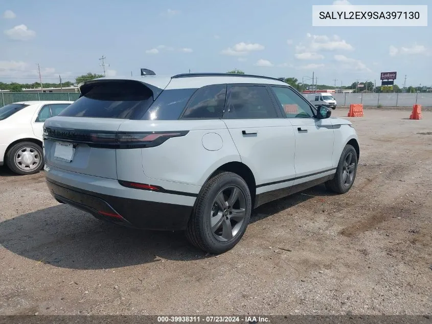 2025 Land Rover Range Rover Velar P250 Dynamic Se VIN: SALYL2EX9SA397130 Lot: 39938311