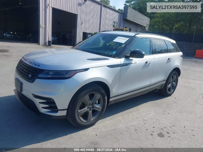 SALYL2EX9SA397595 2025 Land Rover Range Rover Velar P250 Dynamic Se