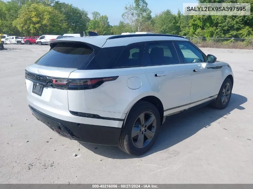 2025 Land Rover Range Rover Velar P250 Dynamic Se VIN: SALYL2EX9SA397595 Lot: 40216056