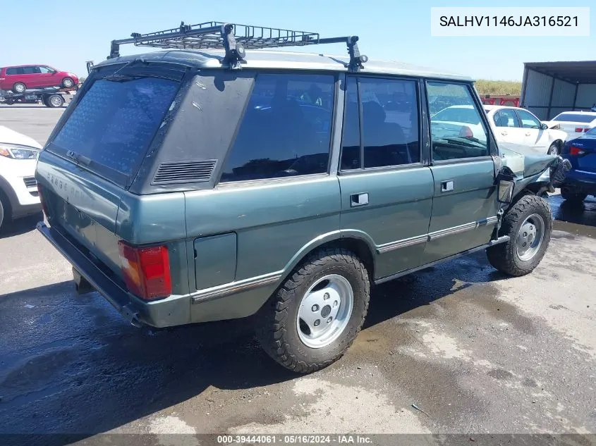 SALHV1146JA316521 1988 Land Rover Range Rover