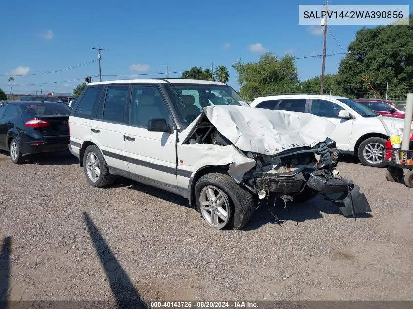 1998 Land Rover Range Rover Hse VIN: SALPV1442WA390856 Lot: 40143725