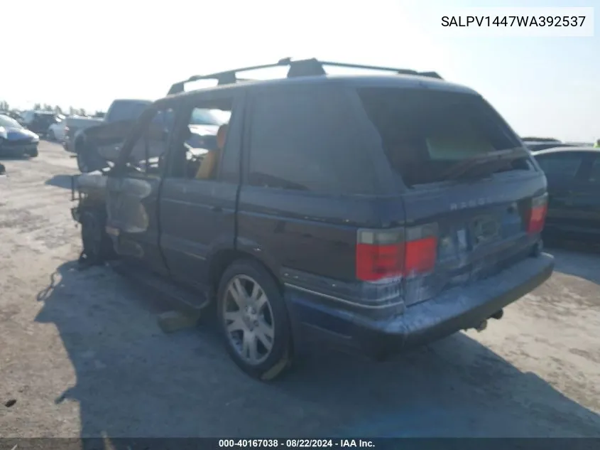 SALPV1447WA392537 1998 Land Rover Range Rover Hse 4.6