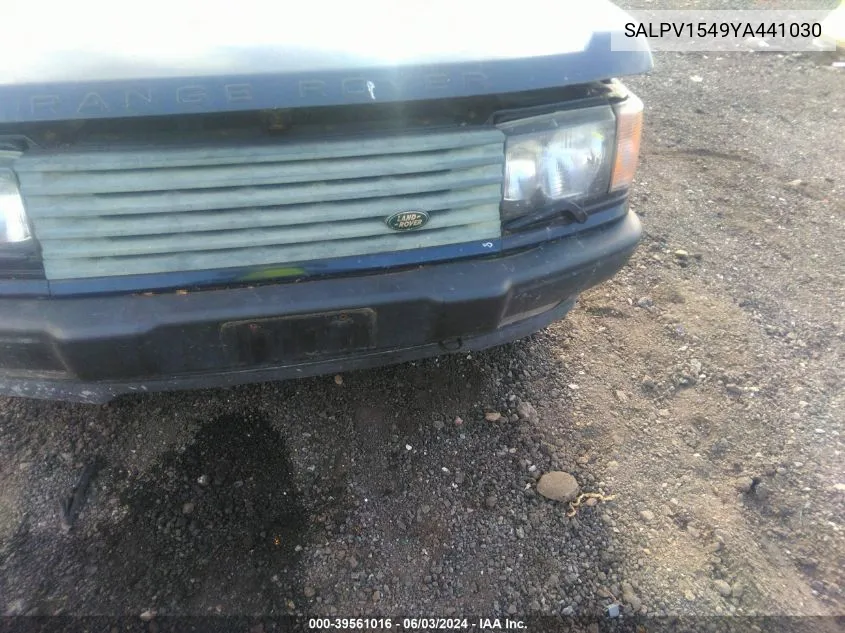 SALPV1549YA441030 2000 Land Rover Range Rover 4.0 Se