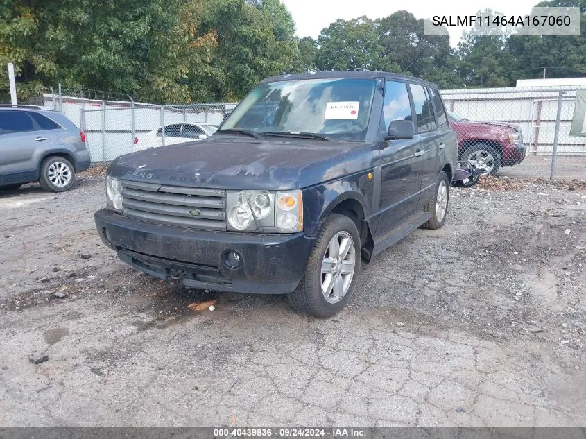 SALMF11464A167060 2004 Land Rover Range Rover Hse