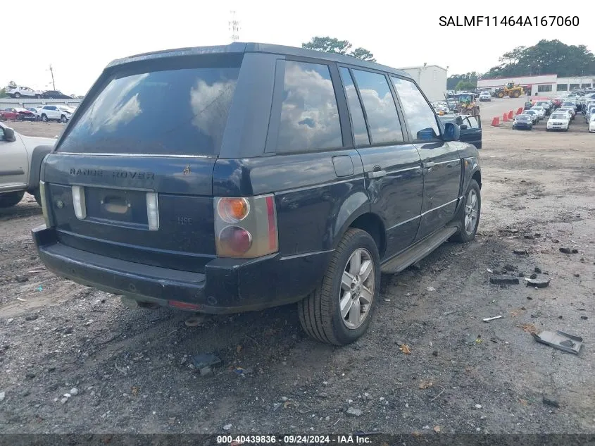 SALMF11464A167060 2004 Land Rover Range Rover Hse