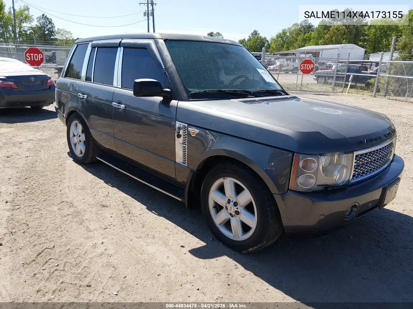 SALME114X4A173155 2004 Land Rover Range Rover Hse