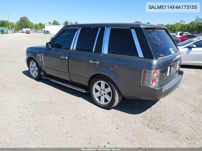 SALME114X4A173155 2004 Land Rover Range Rover Hse
