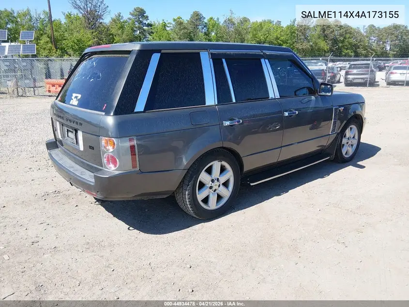 SALME114X4A173155 2004 Land Rover Range Rover Hse
