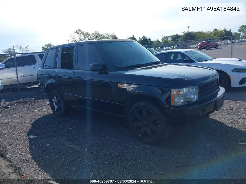 SALMF11495A184842 2005 Land Rover Range Rover Hse