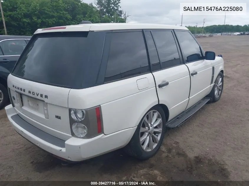 SALME15476A225080 2006 Land Rover Range Rover Hse