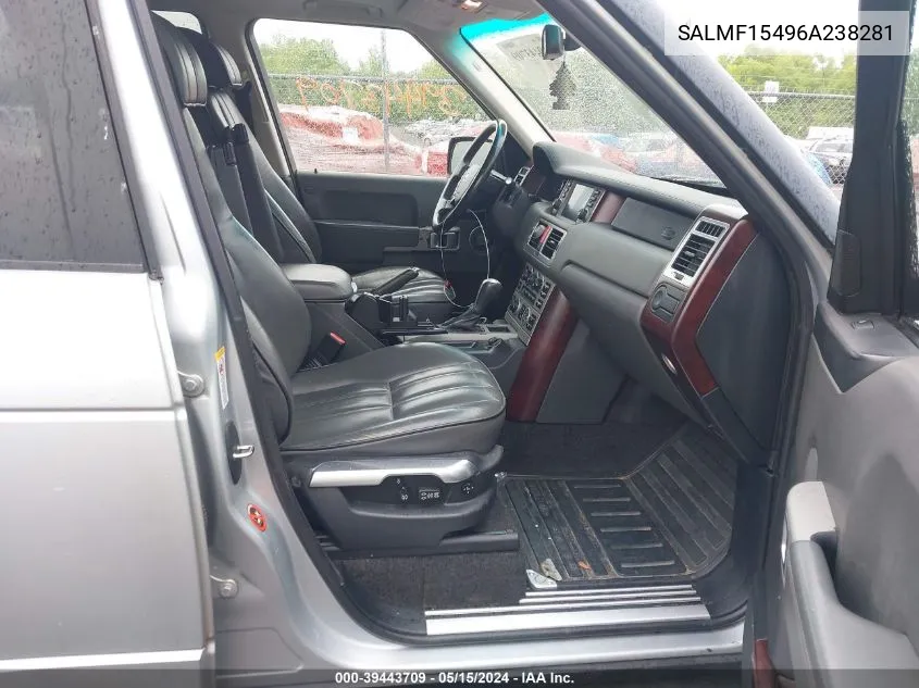 SALMF15496A238281 2006 Land Rover Range Rover Hse