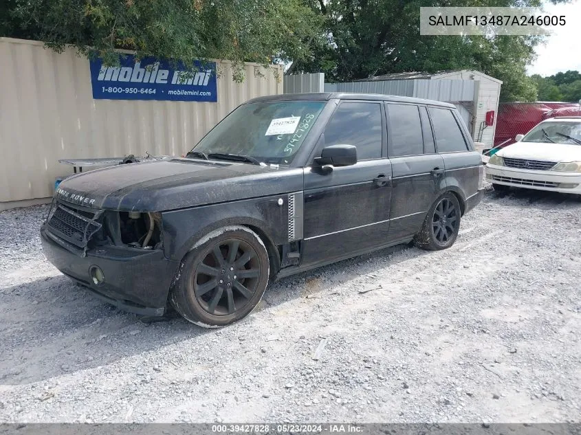 SALMF13487A246005 2007 Land Rover Range Rover Supercharged