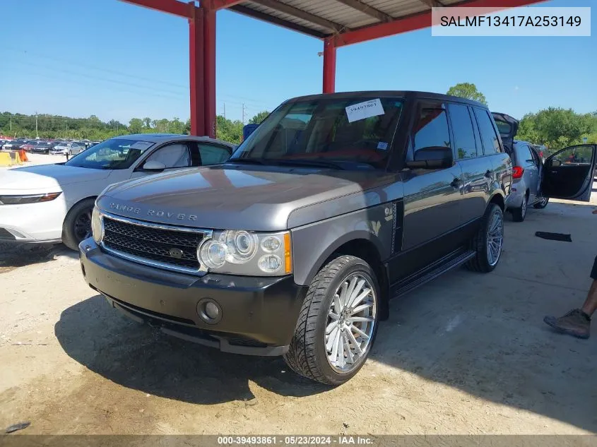 2007 Land Rover Range Rover Supercharged VIN: SALMF13417A253149 Lot: 39493861