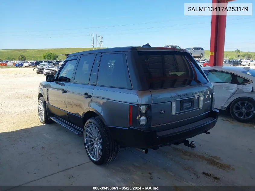 SALMF13417A253149 2007 Land Rover Range Rover Supercharged