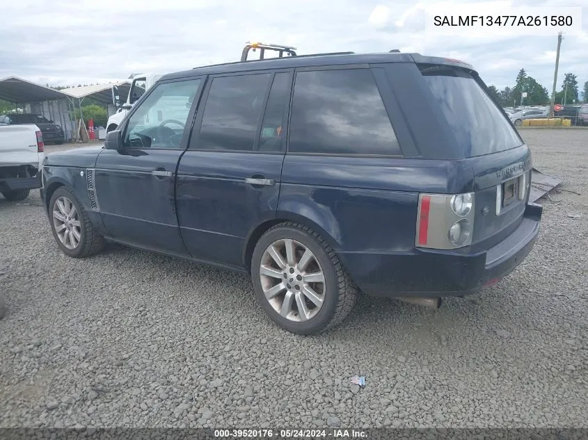 SALMF13477A261580 2007 Land Rover Range Rover Supercharged