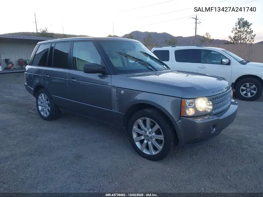 SALMF13427A241740 2007 Land Rover Range Rover Supercharged
