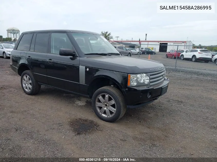 SALME15458A286995 2008 Land Rover Range Rover Hse